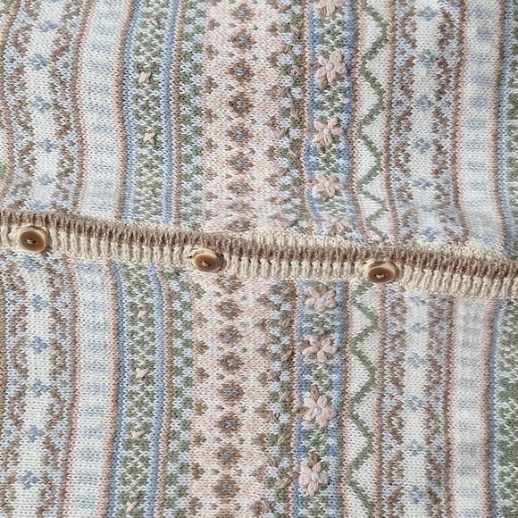 Vintage hand embroidered sweater vest size small by Jantzen classics - Picture 6 of 9